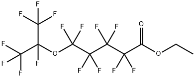 Ethyl 5-(heptafluoroisopropoxy)octafluoropentanoate 结构式