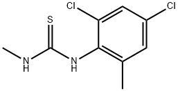 1-(2,4-二氯-6-甲基苯基)-3-甲基硫脲 结构式