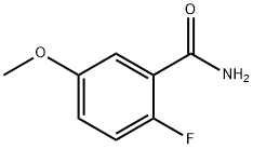 2-氟-5-甲氧基苯甲酰胺 结构式