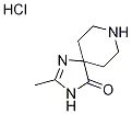 2-Methyl-1,3,8-triazaspiro[4.5]dec-1-en-4-one hydrochloride 结构式