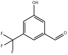 3-羟基-5-(三氟甲基)苯甲醛 结构式