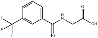 N-(2-CARBOXYMETHYL)-3-(TRIFLUOROMETHYL)BENZAMIDIN 结构式