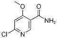 6-Chloro-4-methoxypyridine-3-carboxamide 结构式