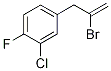 4-(2-Bromoprop-2-en-1-yl)-2-chloro-1-fluorobenzene 结构式