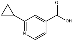 2-环丙基异烟酸 结构式
