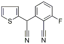 2-(2-Cyano-3-fluoro)-2-(thien-2-yl)acetonitrile 97% 结构式