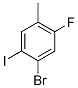 4-Bromo-2-fluoro-5-iodotoluene 97% 结构式