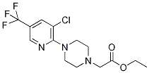 Ethyl 2-{4-[3-chloro-5-(trifluoromethyl)pyridin-2-yl]piperazin-1-yl}acetate 97% 结构式