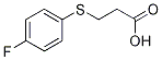 3-(4-Fluorophenylthio)propanoic acid, tech 结构式