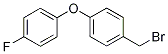 1-(Bromomethyl)-4-(4-fluorophenoxy)benzene, 4-(Bromomethyl)-4'-fluorodiphenyl ether 结构式