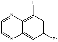 7-溴-5-氟喹噁啉 结构式