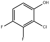 2-Chloro-3,4-difluorophenol 结构式
