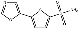 5-(噁唑-5-基)噻吩-2-磺酰胺 结构式