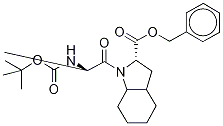 N-(N-tert-Boc-alanoyl)-L-(2S,3aS,7aS)-octahydro-indole-2-carboxylic Acid-D4 Benzyl Ester 结构式