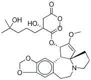 OMACETAXINE MEPESUCCINATE-13C-D3 结构式