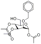 2-O-Benzyl-1,3,4-tri-O-acetyl-α-D-mannopyranose 结构式