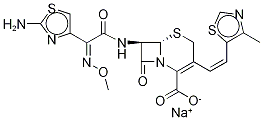Cefditoren Acid-d3 Sodium Salt 结构式