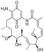 7-Descarbamoyl 17-Amino Geldanamycin-15N 结构式