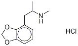 2,3-Methylenedioxy Methamphetamine-d3 Hydrochloride 结构式