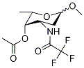 Methyl N-Trifluoroacetyl-4-acetyl-daunosaminide 结构式
