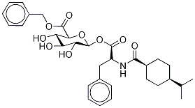 Nateglinide Acyl-β-D-glucuronide Benzyl Ester 结构式