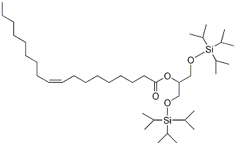 1,3-O-Bis(triisopropylsilyl) 2-Oleoyl Glycerol-d5 结构式