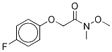 2-(4-Fluorophenoxy-d4)-N-Methoxy-N-Methyl-acetaMide 结构式