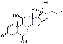 6α-Hydroxy Budesonide-d8 结构式