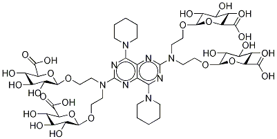 DipyridaMole Tetra-O-β-D-glucuronide 结构式