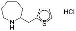 Hexahydro-2-(2-thienylMethyl)-1H-azepine Hydrochloride 结构式