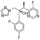 Voriconazole-13C3 结构式