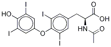 N-Acetyl L-Thyroxine-13C6 结构式