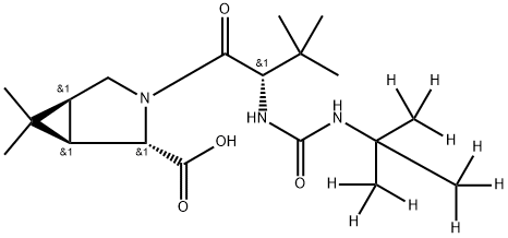 博赛泼维代谢物-[D9] 结构式