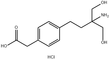 FTY720 Acetic Acid Hydrochloride 结构式