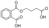 Mono(3-carboxypropyl) Phthalate-d4 结构式