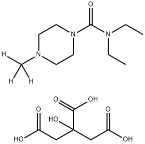 DiethylcarbaMazine-d3 Citrate 结构式