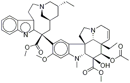 Deoxyvincaleukoblastine B-d3 结构式