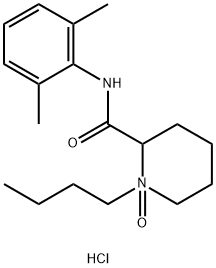 Bupivacaine N-Oxide Hydrochloride Salt 结构式