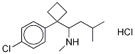 DESMETHYL SIBUTRAMINE-D6, HYDROCHLORIDE 结构式