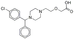 Cetirizine-D8, Dihydrochloride 结构式