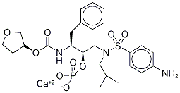 FOSAMPRENAVIR-D4 CALCIUM SALT 结构式