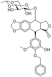 4’-O-Benzyl 3’-O-Desmethyl Etoposide 结构式