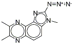 2-Azido-3,7,8-trimethyl-3H-imidazo[4,5-f]quinoxaline-d3 结构式