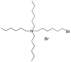 6-Bromo-(trihexylammonium)hexyl Bromide 结构式