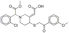 trans-Clopidogrel-MP-13C,d3 Derivative
(Mixture of Diastereomers) 结构式