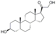 3β,21-Dihydroxy-5α-pregnan-20-one-d4
 结构式