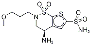 N-Desethyl Brinzolamide-13C,d3 结构式