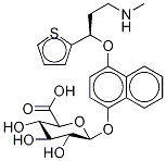 4-Hydroxy Duloxetine-d6 β-D-Glucuronide 结构式