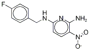 2-AMino-6-[(4-fluorobenzyl)-aMino]-3-nitropyridine-d4 结构式