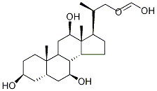 3β-Cholic Acid-d5 结构式